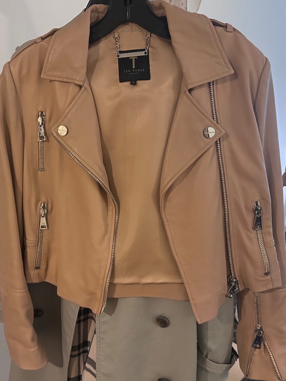 Ted Baker leather jacket size small
